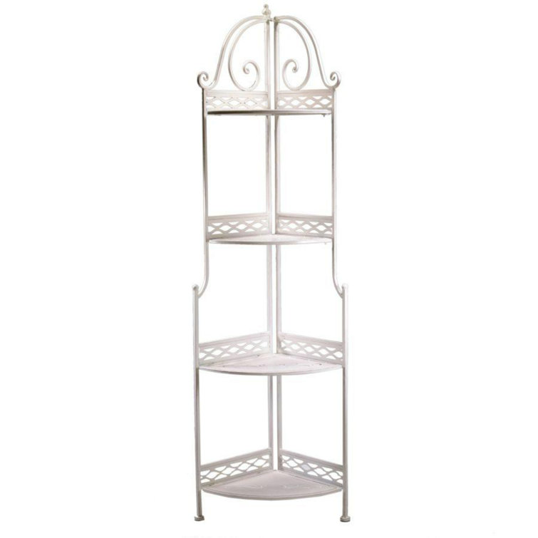 Ophelia & Co. Metal 166cm 4 Shelf Shelving Unit Wayfair.co.uk